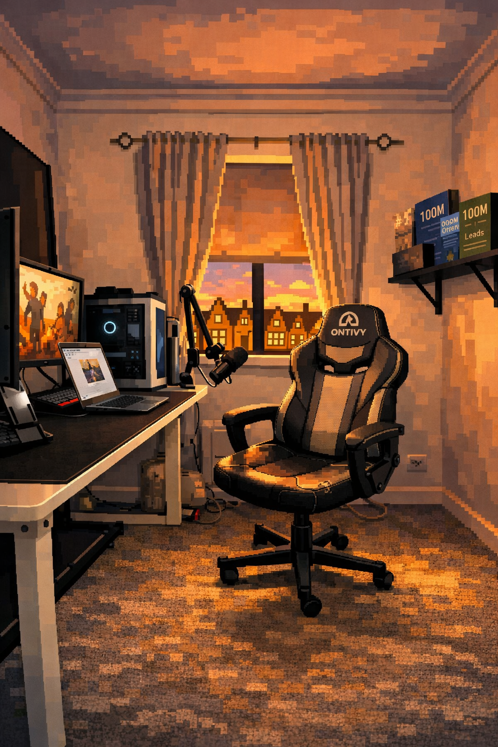 Glasgow crane pixel art