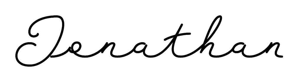 Jonathan's signature